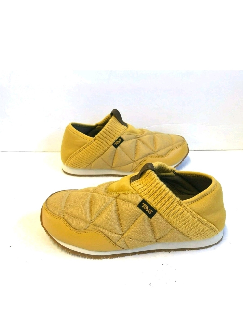 Teva HONEY GOLD Yellow Quilted Slip-On Shoe
